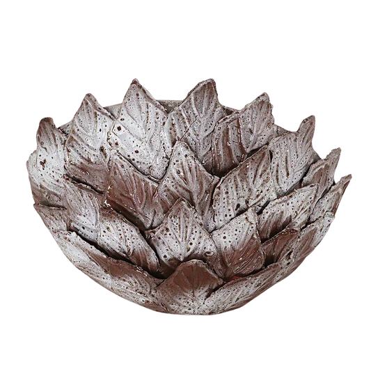 Aplique Pinha |  Branco Mix