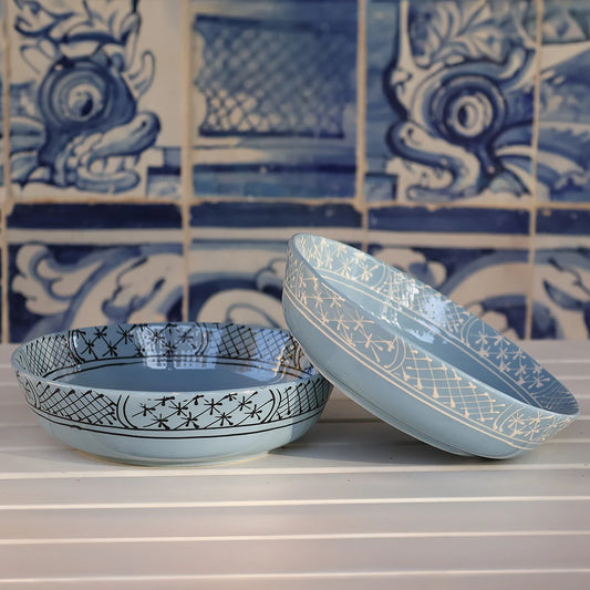 Leonor Tigela | Azul (Conjunto de 4)