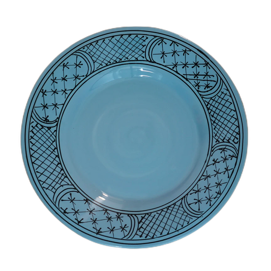 Leonor Prato Sobremesa | Azul (Conjunto de 4)