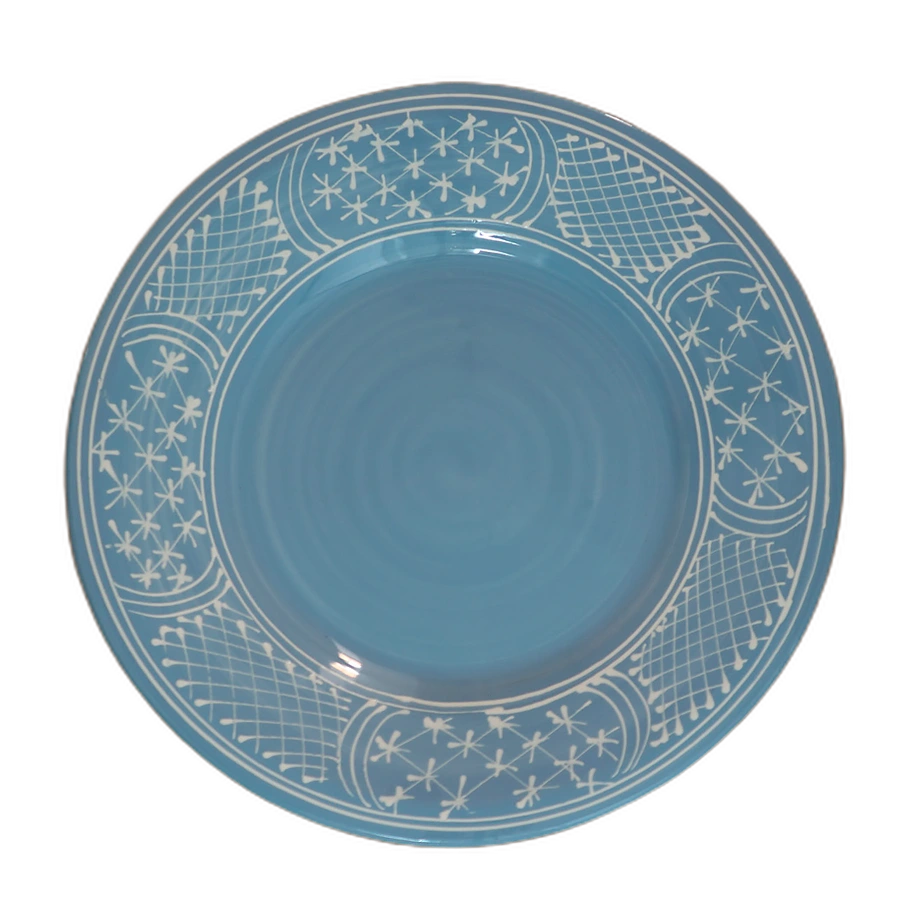 Leonor Prato Principal | Azul (Conjunto de 4)