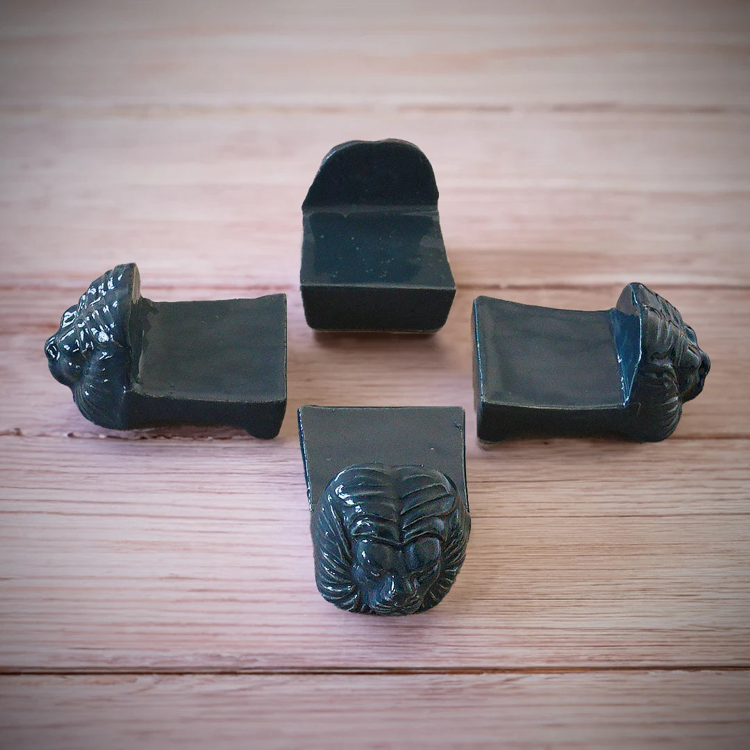 Leão | Suporte para Vaso & Porta-Talheres 4un