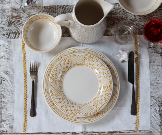 Nonora Prato Sobremesa | Mel (Conjunto de 4)