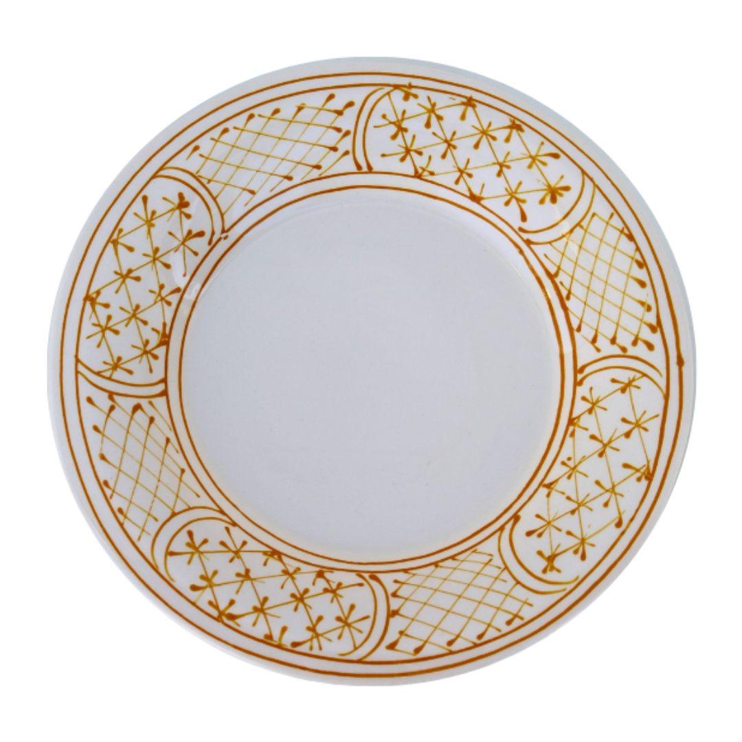 Nonora Prato Principal | Mel (Conjunto de 4)