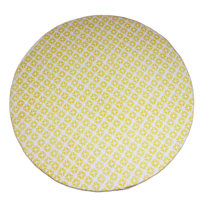 Toalha de mesa Wedg Redonda | Amarelo