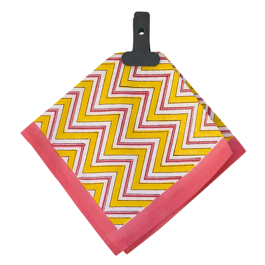 Zig Zag Amarelo| Guardanapos 4un