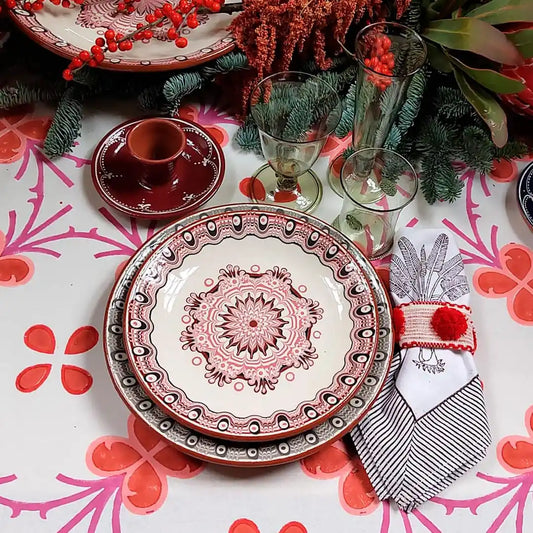 Bulgara Prato Sobremesa | Laranja (Conjunto de 4)