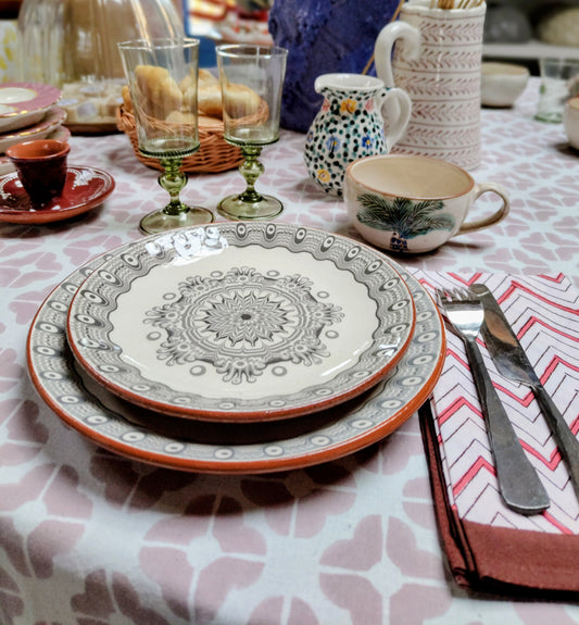 Bulgara Prato Sobremesa | Laranja (Conjunto de 4)