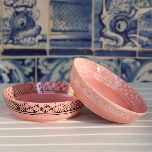 Leonor Tigela | Rosa (Conjunto de 4)