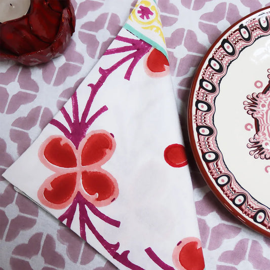 Papillon Rose | Napkins 4un