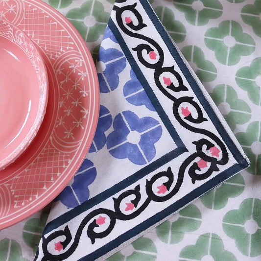 Wedg Blue| Napkins 4un