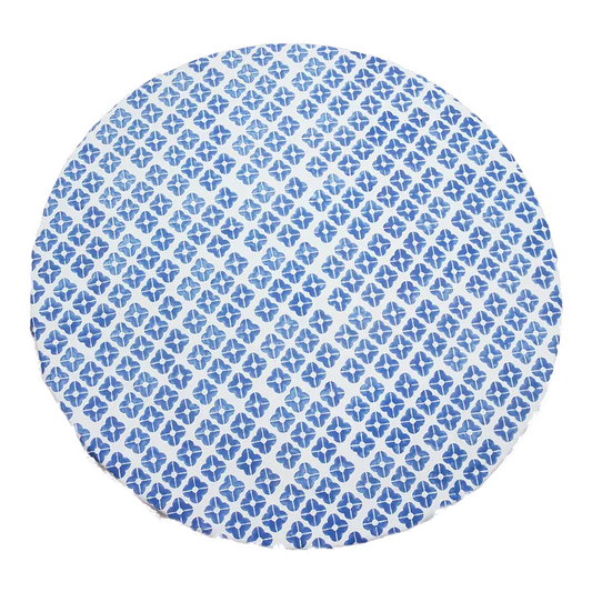 Toalha de Mesa Wedg Redonda | Azul