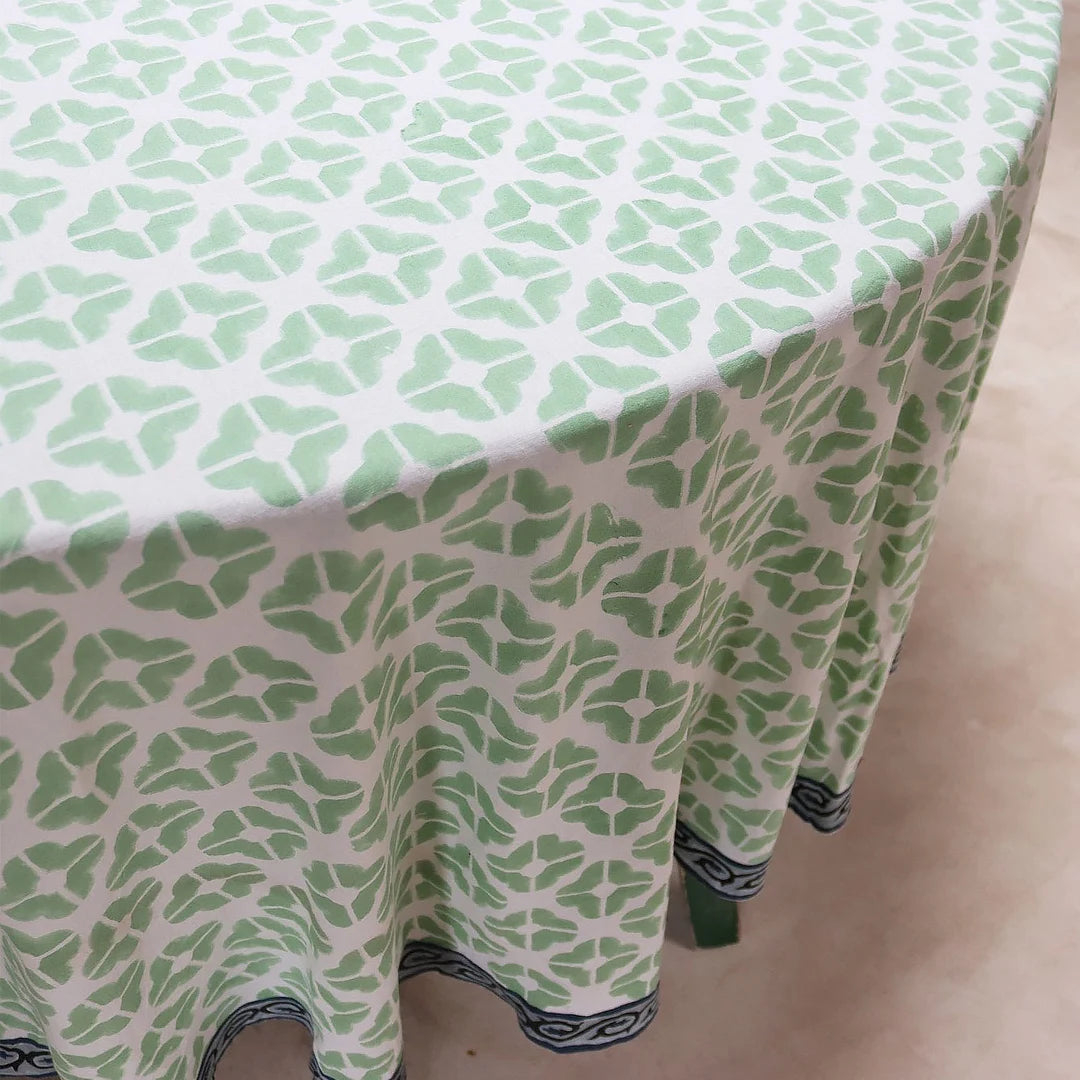 Toalha de Mesa Wedg Redonda | Verde