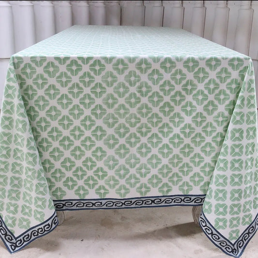 Wedg Green Tablecloth