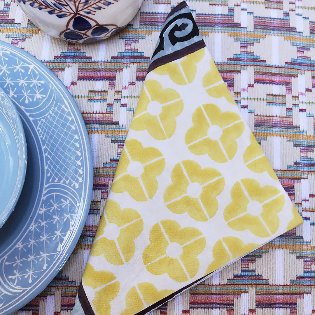 Guardanapos Wedg | Amarelo (Conjunto de 4)