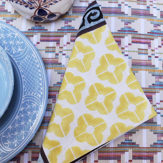 Wedg Yellow | Napkins 4un