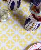 Wedg Yellow Tablecloth