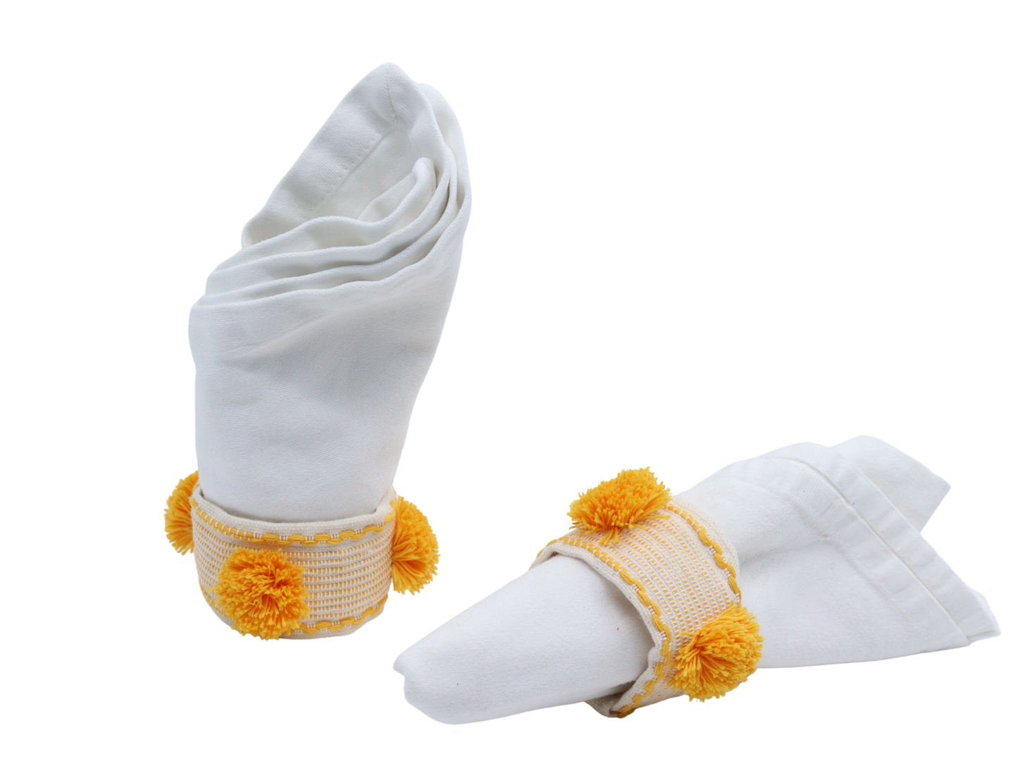 Vida Pompom | Napkins Ring 4un
