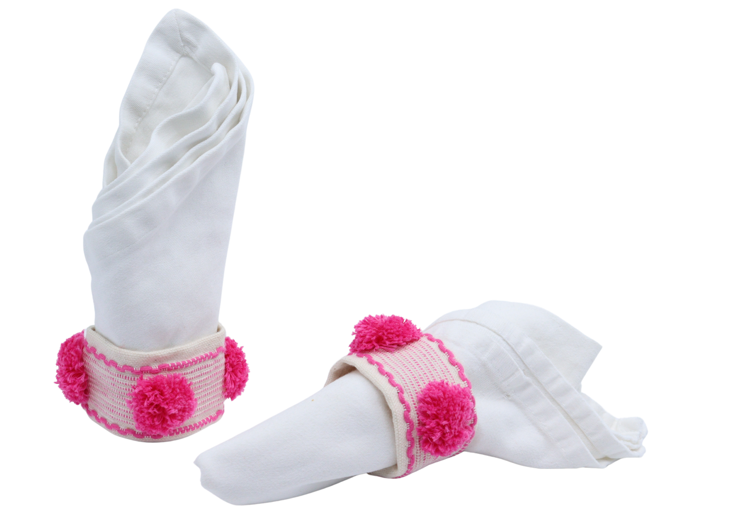 Vida Pompom | Napkins Ring 4un